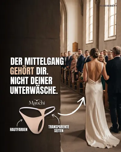 Mauchi ad: nothing shows down the aisle